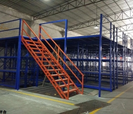 廣州天河直播電商貨架閣樓平臺搭建案例